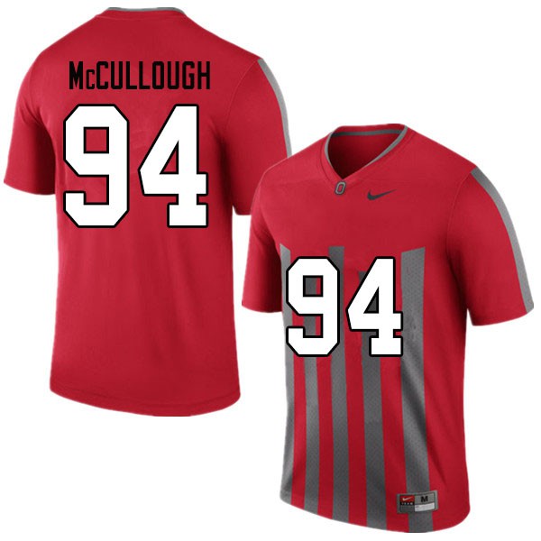 Ohio State Buckeyes #94 Roen McCullough Men Player Jersey Throwback OSU40325